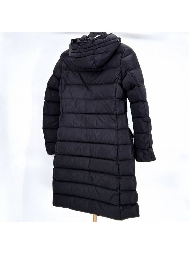 Genevrier women s long padding black size 0 - MONCLER - BALAAN 2