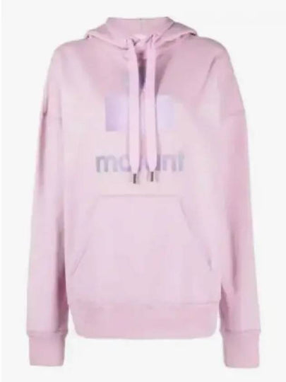 Mansel Big Logo Print Hoodie Light Pink - ISABEL MARANT - BALAAN 2