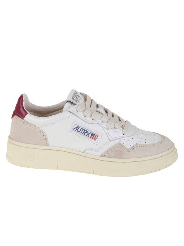 Medalist Suede Red Tab Low Top Sneakers White - AUTRY - BALAAN 1