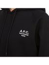 Serena Cotton Hooded Top Black - A.P.C. - BALAAN 7