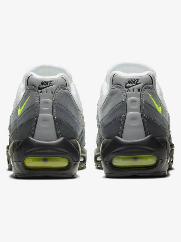 Air Max 95 OG Bolt Low Top Sneakers Neon Yellow Black - NIKE - BALAAN 6