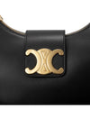 Ava Triomphe Smooth Calfskin Shoulder Bag Black - CELINE - BALAAN 5