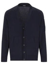 Lens Cotton Cardigan Navy - CP COMPANY - BALAAN 2