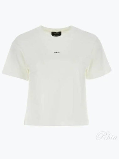 T Shirt Boxy Micro Logo COHBW F26387 Tag - A.P.C. - BALAAN 1