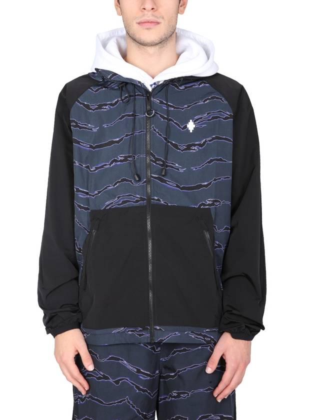 Windbreaker WITH Cross Print CMEB037F21FAB0024945 B0040172502 - MARCELO BURLON - BALAAN 2