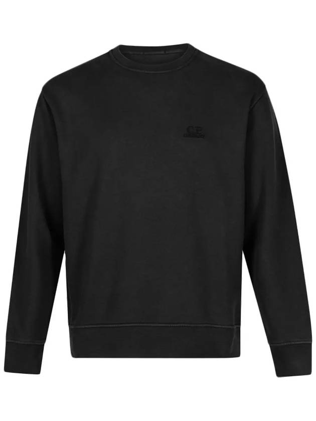 Embroidery Logo Sweatshirt Black - CP COMPANY - BALAAN 2