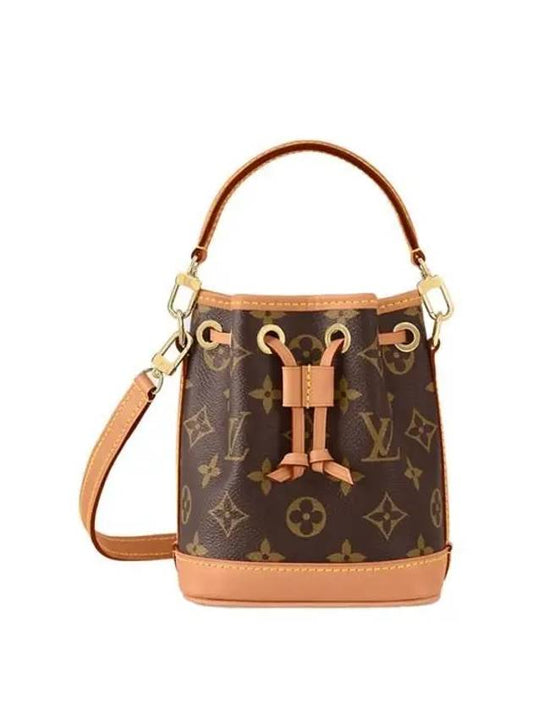 Louis Vuitton Nano Noe Monogram Bucket Bag Brown - LOUIS VUITTON - BALAAN 2