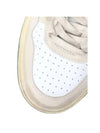 Men's Medalist Super Vintage Low Top Sneakers H White Green - AUTRY - BALAAN 6