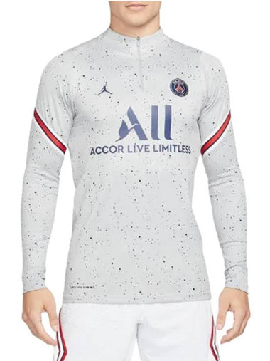 Jordan Paris Saint-Germain ADV Elite 4Th Drill Long Sleeve T-Shirt Grey - NIKE - BALAAN 1