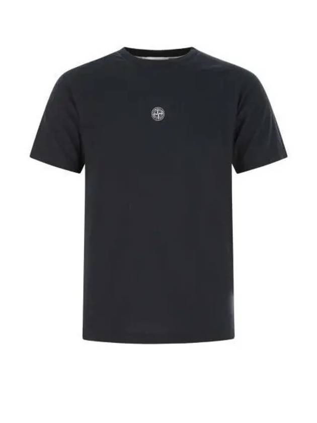 STONE ISLAND Logo Short Sleeve T-Shirt Navy 77152NS86 V0020 - STONE ISLAND - BALAAN