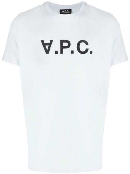 VPC Logo Organic Cotton Short Sleeve T-Shirt White - A.P.C. - BALAAN 1