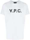 VPC Logo Organic Cotton Short Sleeve T-Shirt White - A.P.C. - BALAAN 1