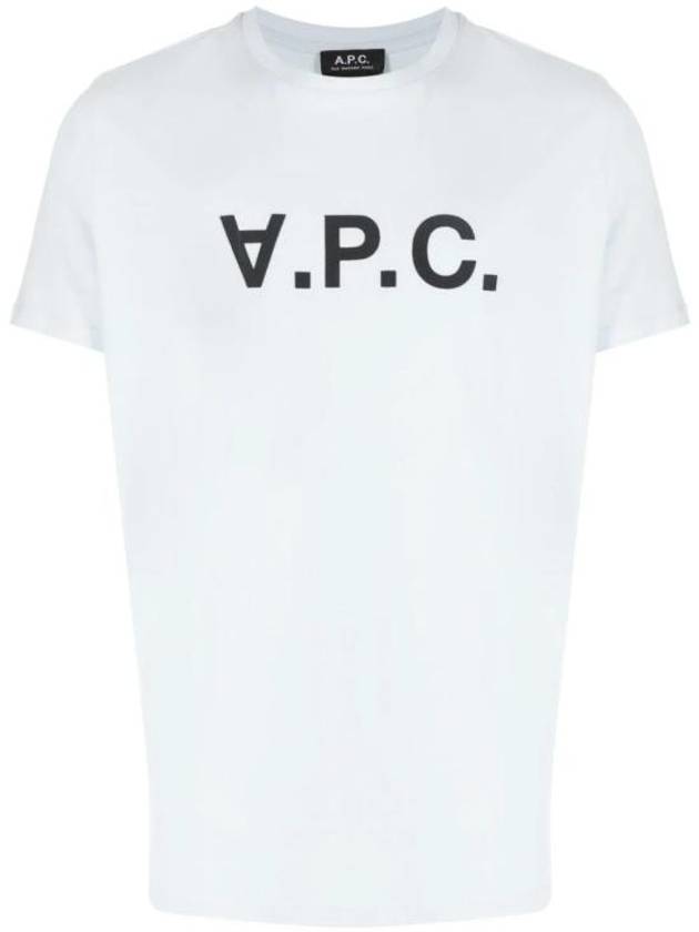 VPC Logo Organic Cotton Short Sleeve T-Shirt White - A.P.C. - BALAAN 1