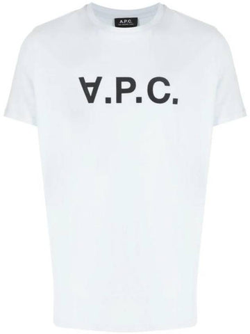 VPC Logo Organic Cotton Short Sleeve T-Shirt White - A.P.C. - BALAAN 1