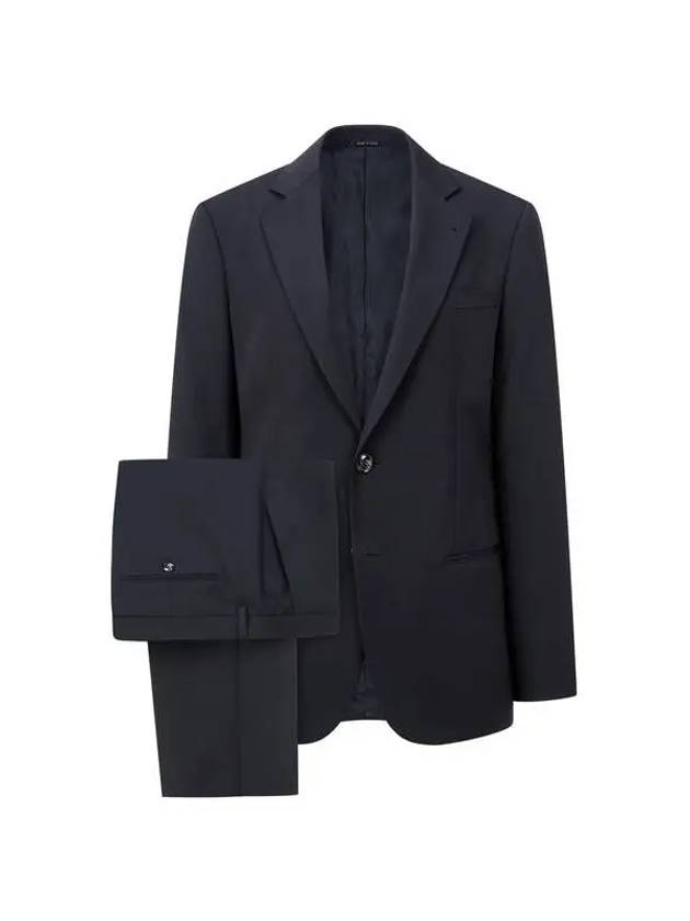 Men s no cheat lapel basic wool suit black 270241 - GIORGIO ARMANI - BALAAN 1