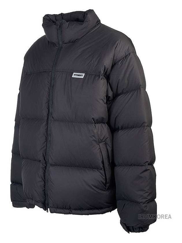 Logo Patch Puffer Down Padding Black - VETEMENTS - BALAAN 3