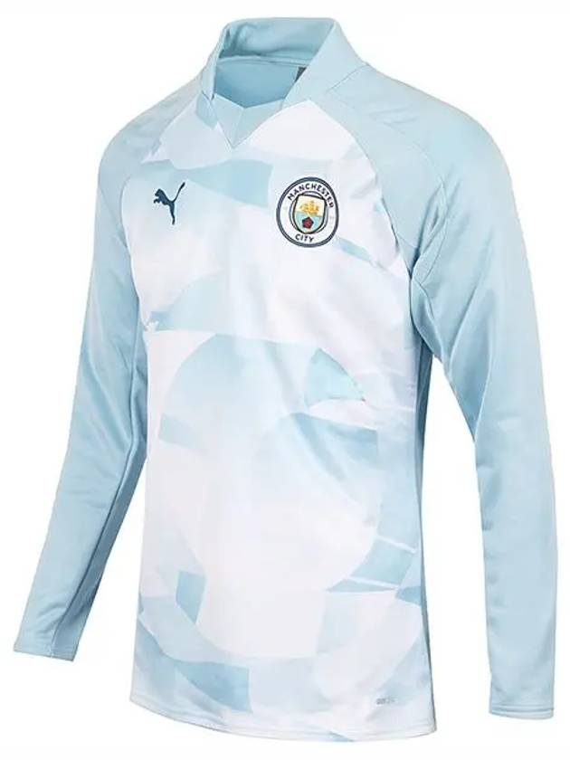 Genuine MCFC Manchester City Pre Match LS Sweat Top 774371 01 - PUMA - BALAAN 3