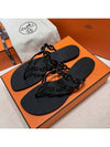 Island Sandals Noir - HERMES - BALAAN 3