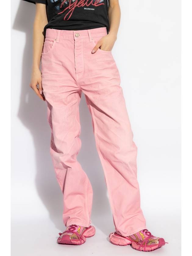 Balenciaga Jeans With Pockets, Women's, Pink - BALENCIAGA - BALAAN 3