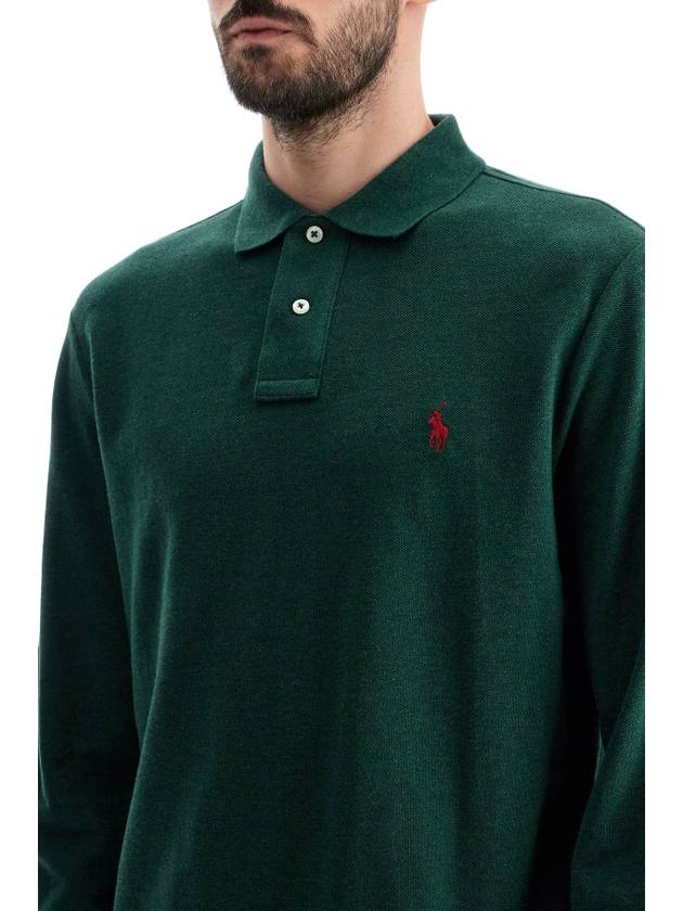 custom slim fit long sleeve polo shirt - POLO RALPH LAUREN - BALAAN 4