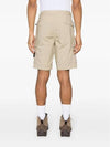 Light Stretch Cotton Bermuda Regular Fit Shorts Beige - STONE ISLAND - BALAAN 5