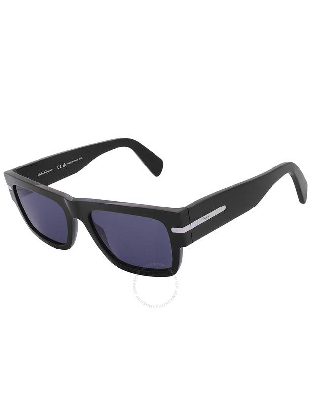 Salvatore Ferragamo Blue Square Men's Sunglasses SF1030S 001 54 - SALVATORE FERRAGAMO - BALAAN 3