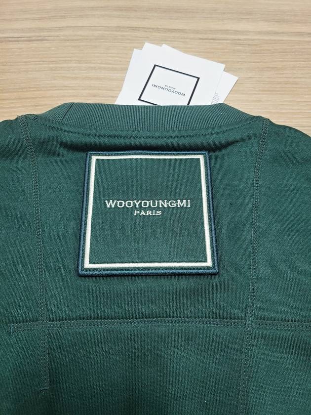 Back Square Label Sweatshirt Green - WOOYOUNGMI - BALAAN 10