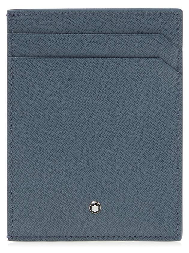 Sartorial 4CC Card Case 124187 DENIM BLUE - MONTBLANC - BALAAN 1