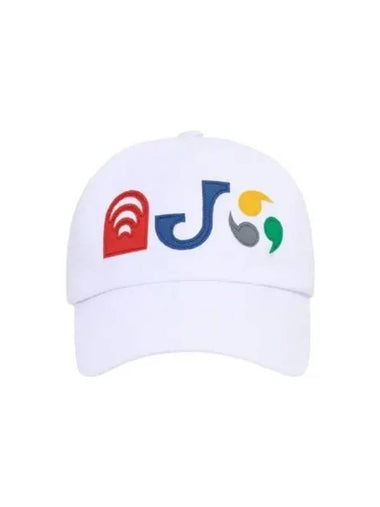 Ajo Pictogram Nylon Applique Cap White - AJOBYAJO - BALAAN 1