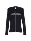 Logo Print Full Zipper Wool Cardigan Black - MAISON MARGIELA - BALAAN 1