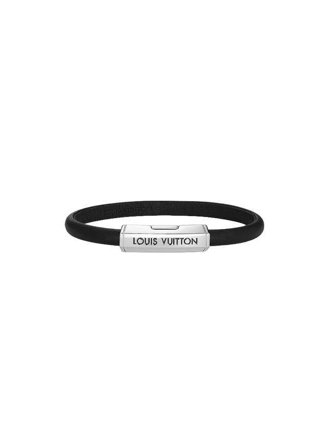 Clip It Bracelet Silver Black - LOUIS VUITTON - BALAAN 1