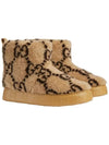 Women s GG Shearling Winter Boots Beige - GUCCI - BALAAN 6