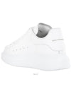 Oversized Leather Low Top Sneakers White - ALEXANDER MCQUEEN - BALAAN 7