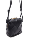 Cassette Intrecciato Mini Shoulder Bag Black - BOTTEGA VENETA - BALAAN 4