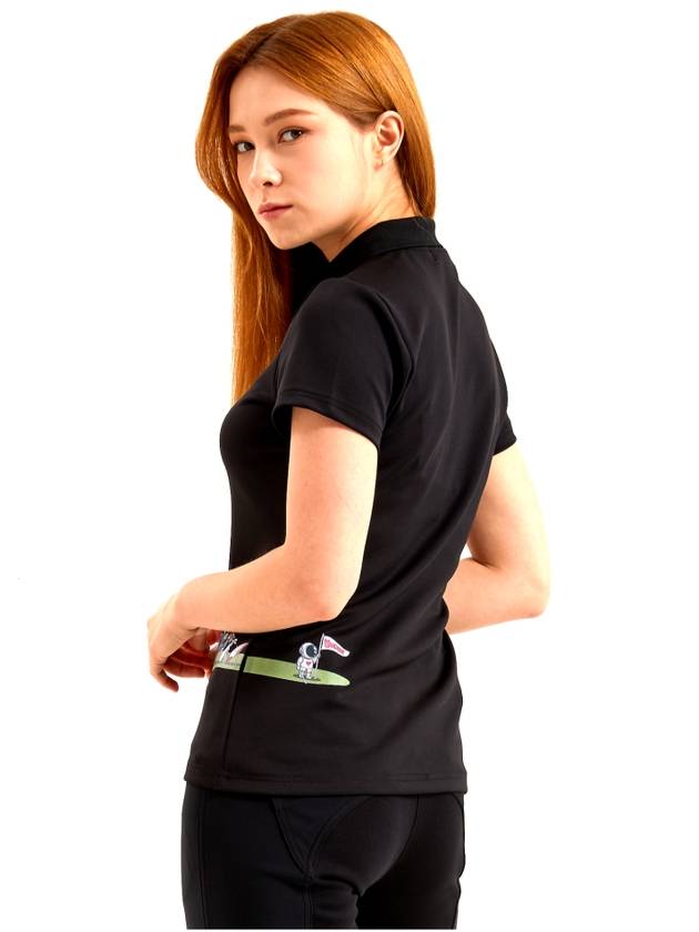 Golf character print t-shirt short sleeve golf wear - MULLIGUN - BALAAN 6