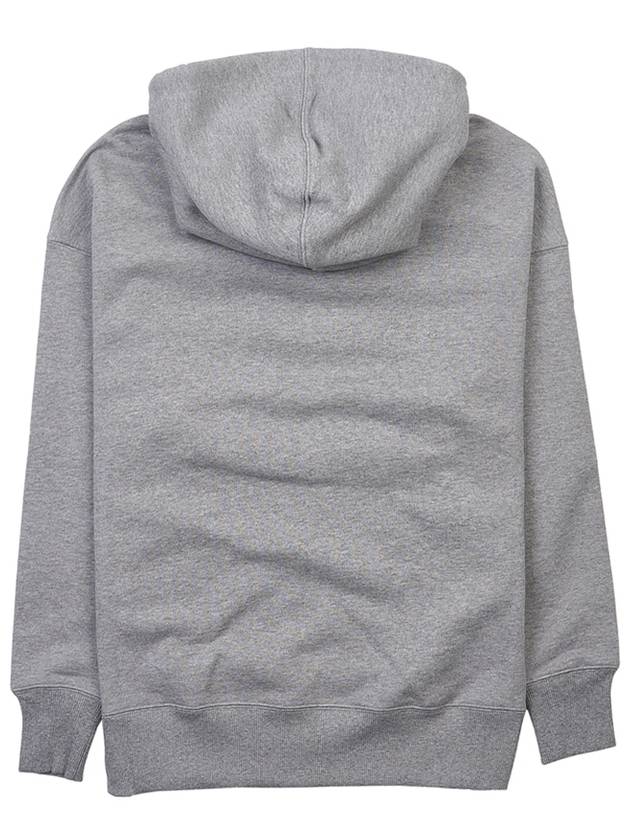 Coeur Sacre Embroidered Lettering Logo Hoodie Grey - AMI - BALAAN 3