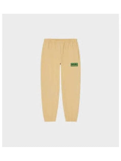 Logo Patch Track Pants Beige - KENZO - BALAAN 2