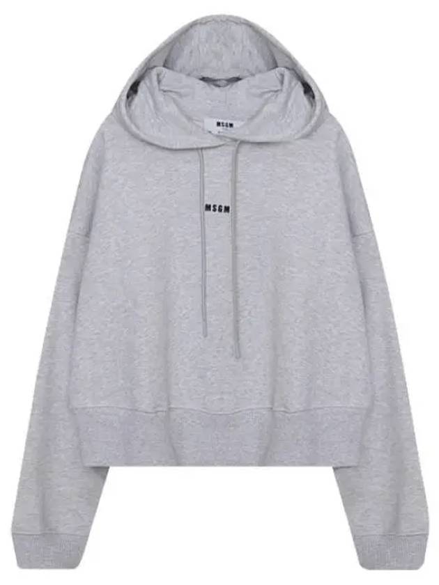 micro logo hooded sweatshirt - MSGM - BALAAN 1