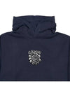 Oversized Isoli Flower Organic Cotton Hoodie Sky Captain - GANNI - BALAAN 4