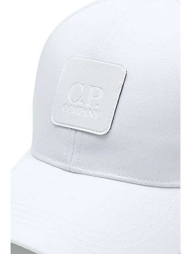 Metropolis Logo Ball Cap White - CP COMPANY - BALAAN 5