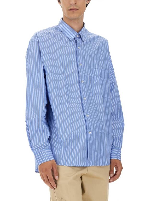 long sleeve shirt RMSI0005 5716A232000 blue - LANVIN - BALAAN 5