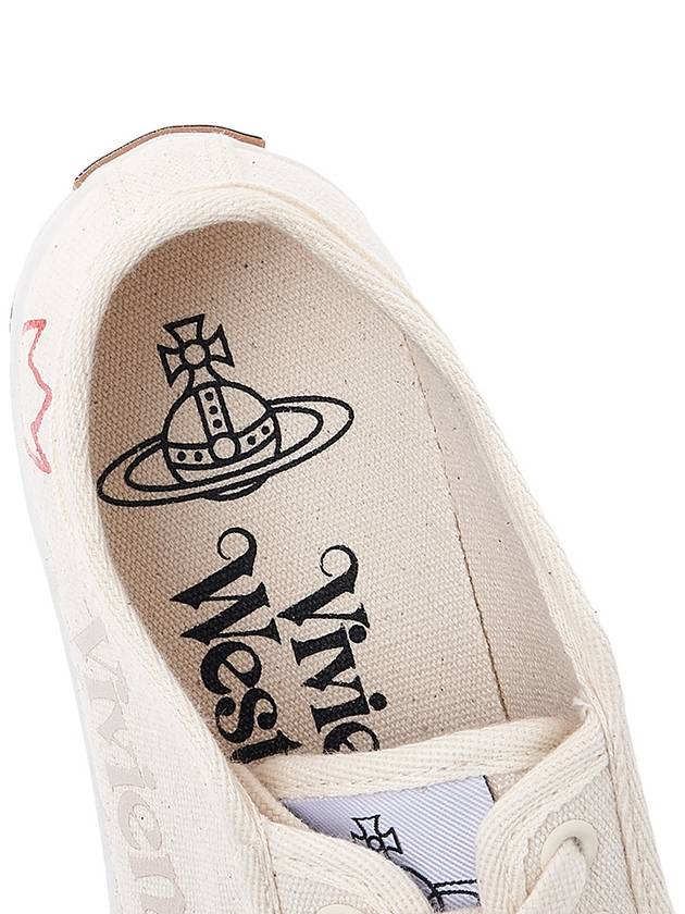 Animal Gym Canvas Low Top Sneakers Beige - VIVIENNE WESTWOOD - BALAAN 8