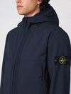 Technology Recycled Polyester Hooded Jacket Navy - STONE ISLAND - BALAAN 5