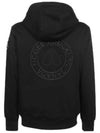 Tilden Fox Fur Zip Up Hoodie Black - MOOSE KNUCKLES - BALAAN 4