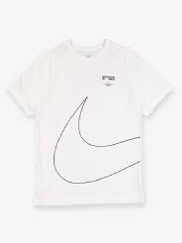 Sportswear Big Swoosh 2 Short Sleeve T-Shirt White - NIKE - BALAAN 2