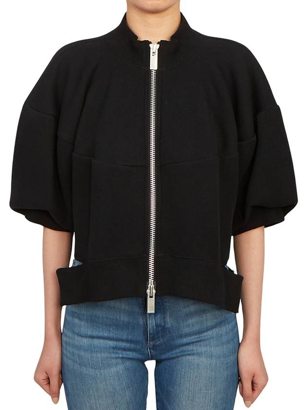 Sponge Track Jacket Black - SACAI - BALAAN 4