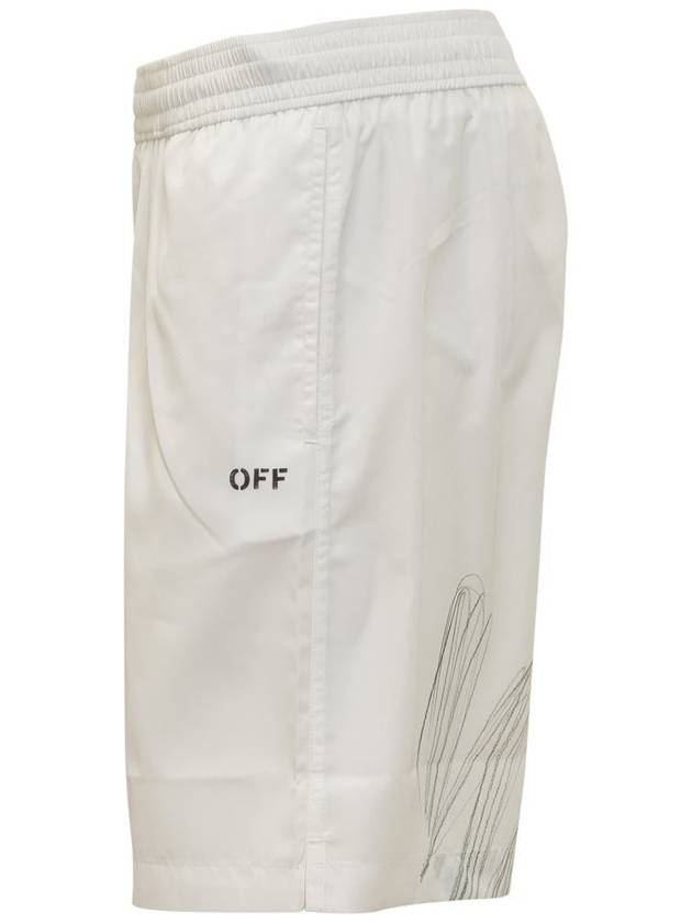 Swim Pants OMFD008S24FAB003 0110 WHITE - OFF WHITE - BALAAN 4