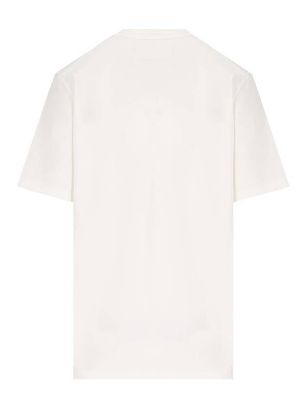 Logo Print Short Sleeve T-Shirt White - JIL SANDER - BALAAN 3