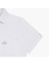 Drew Diagonal Zipper Short Sleeve T-Shirt DF42ST01WHITE - DRUH GOLF - BALAAN 4