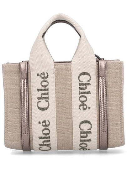 Logo Tote Bag Grey - CHLOE - BALAAN 2